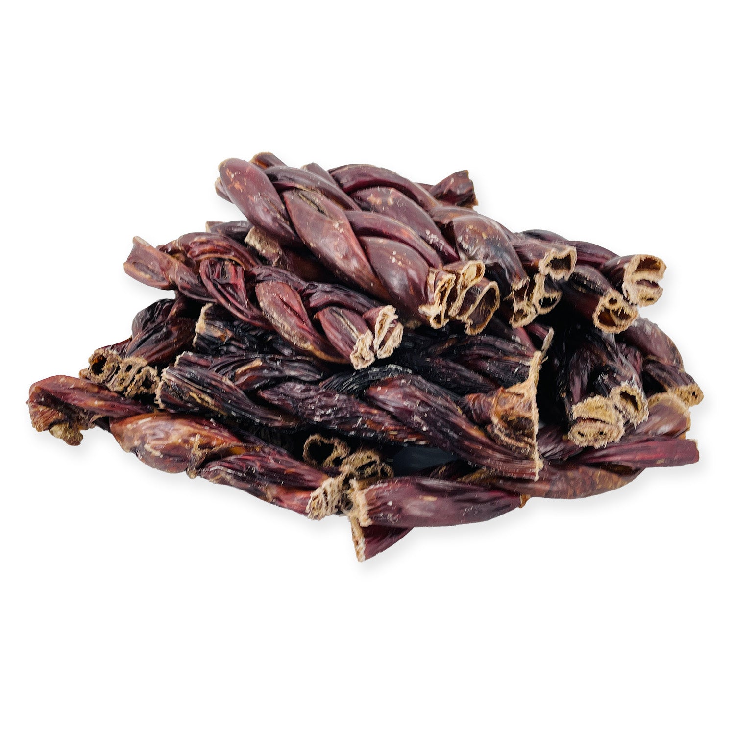 Beef Jerky Gullet Braids, Thick 6 Inch, 50 Count - Gullet - 50 Braids