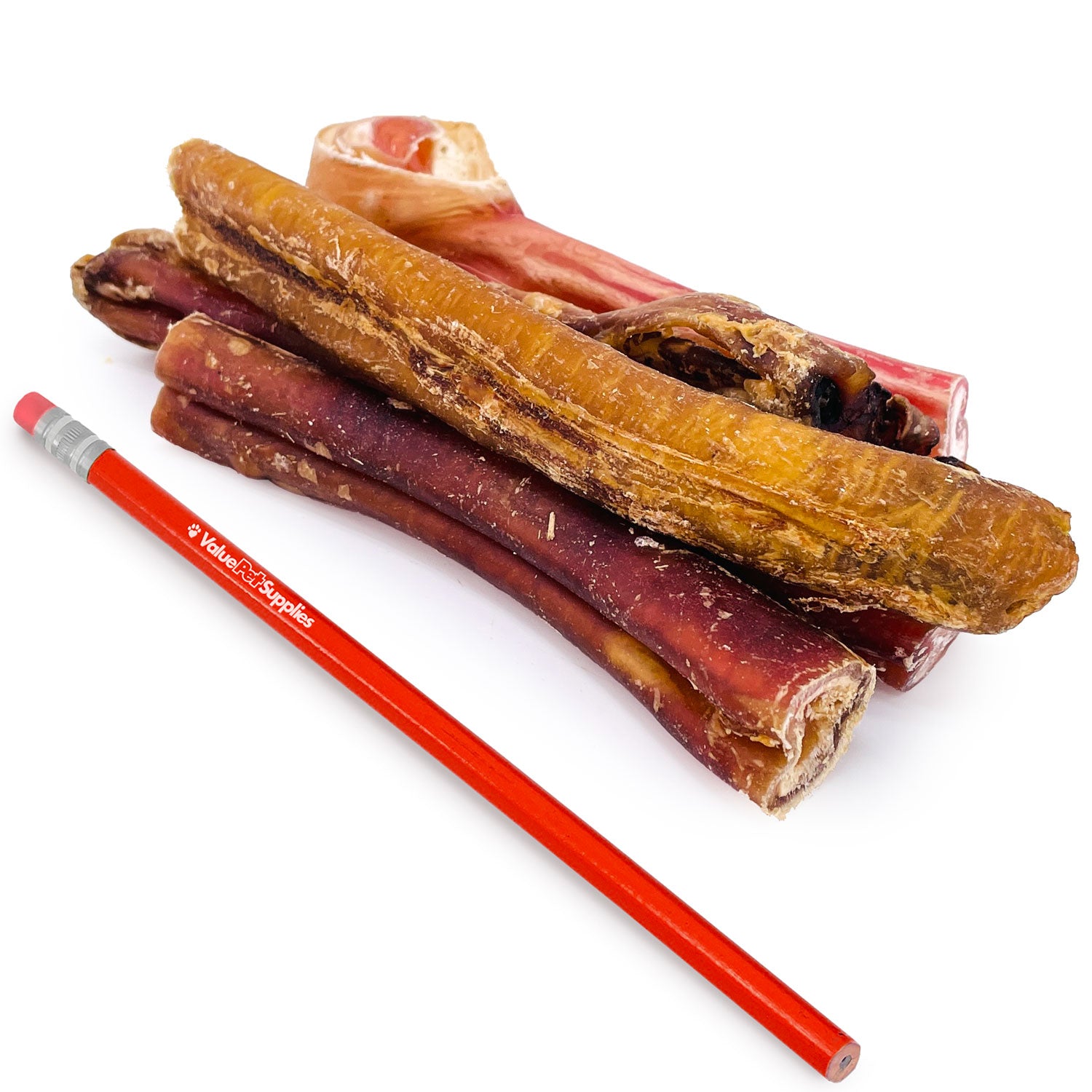 Bully Sticks, Jumbo 4-6 Inch, Varied Shapes, 50 Count - Jumbo - 50 Pieces