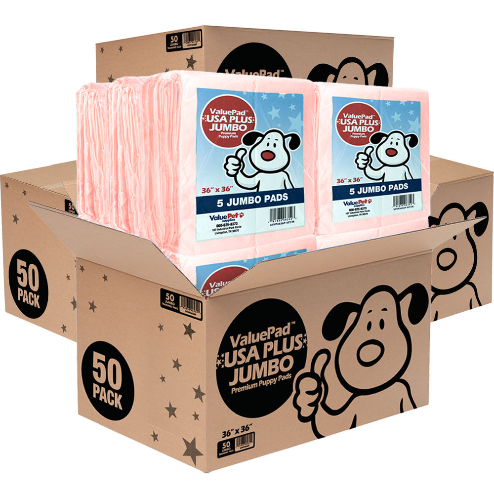 USA Plus Puppy Pads, Jumbo 36x36 Inch, 200 Count