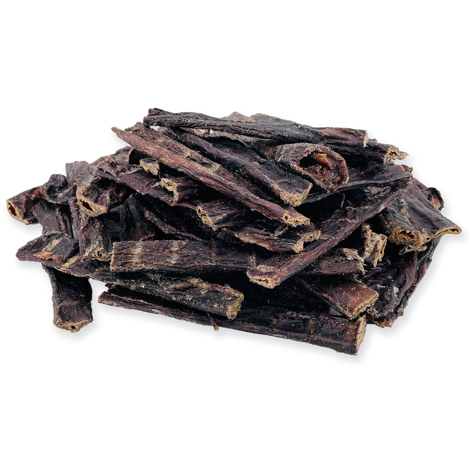 USA Beef Jerky Gullet Flats, Premium Dog Chews, 6 Inch, 240 Count - 240