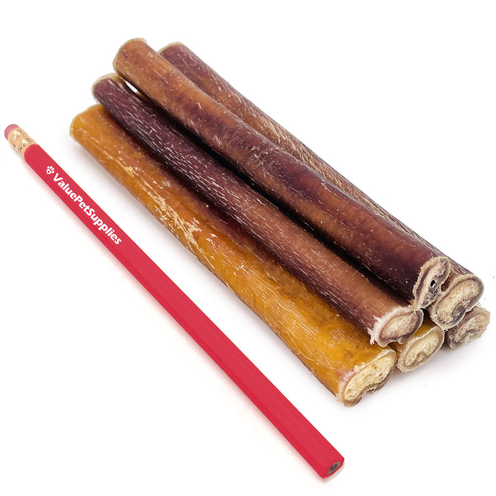 Bully Sticks for Large Dogs, Thick 6 Inch, 400 Count RESALE PACKS (20 x 20 Count)
