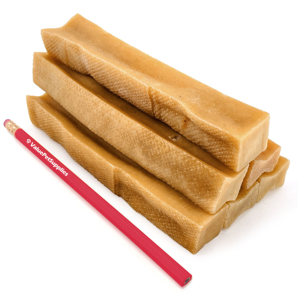 Himalayan Yak Cheese Dog Chews, Large, 40 Pound RESALE PACKS (3 bars per bag)