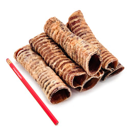Beef Trachea, 5-6 Inch, 100 Count - Beef - 100 Tubes