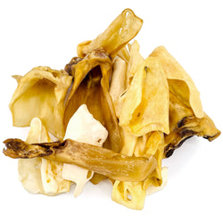 Natural Brown Cow Ears, Crunchy Style, Varied Size, Shape & Color, 100 Count - Varied - 100 Ears