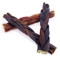 USA Collagen Braided Sticks, Medium 6 Inch 100 Count - Medium - 100 Braids
