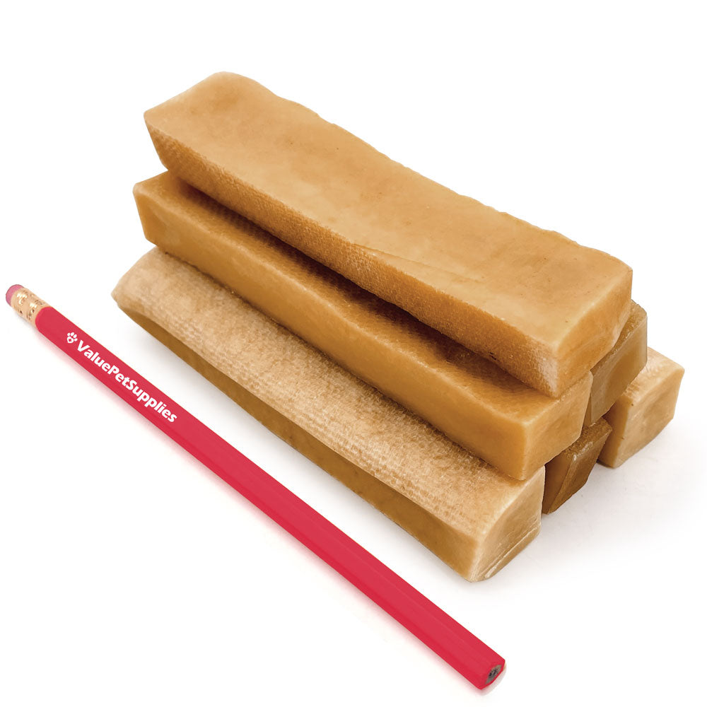 Himalayan Yak Cheese Dog Chews, Medium, 40 Pound RESALE PACKS (5 bars per bag)