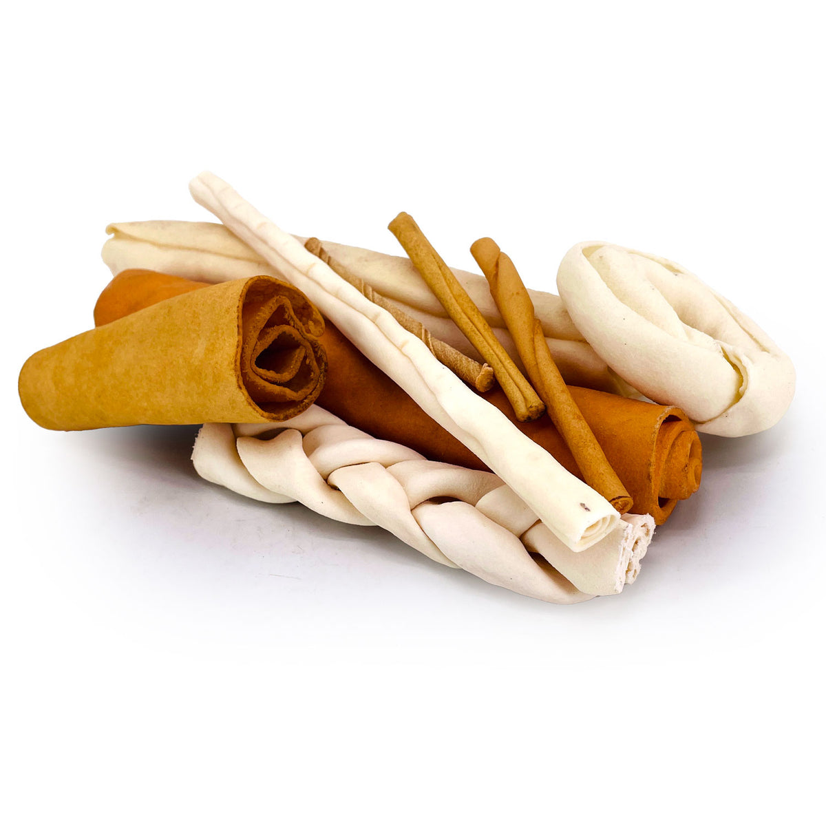 USA Rawhide, Varied Mix of Fun Shapes, 20 Pound - Varied - 20 Pound