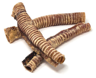 Beef Trachea, 10-12 Inch, 40 Count - Beef - 40 Tubes