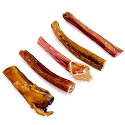 Bully Sticks, Jumbo 4-6 Inch, Varied Shapes, 50 Count - X-Jumbo - 50 Pieces
