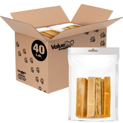 Himalayan Yak Cheese Dog Chews, Medium, 40 Pound RESALE PACKS (5 bars per bag)