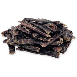 USA Beef Jerky Gullet Flats, Premium Dog Chews, 6 Inch, 240 Count - 240