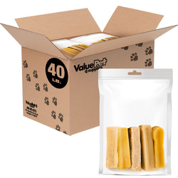 Himalayan Yak Cheese Dog Chews, Small, 40 Pound RESALE PACKS (5 bars per bag)