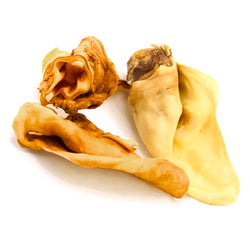 Cow Ears, Varied Sizes/Shapes, 200 Count - Beef - 200 Ears